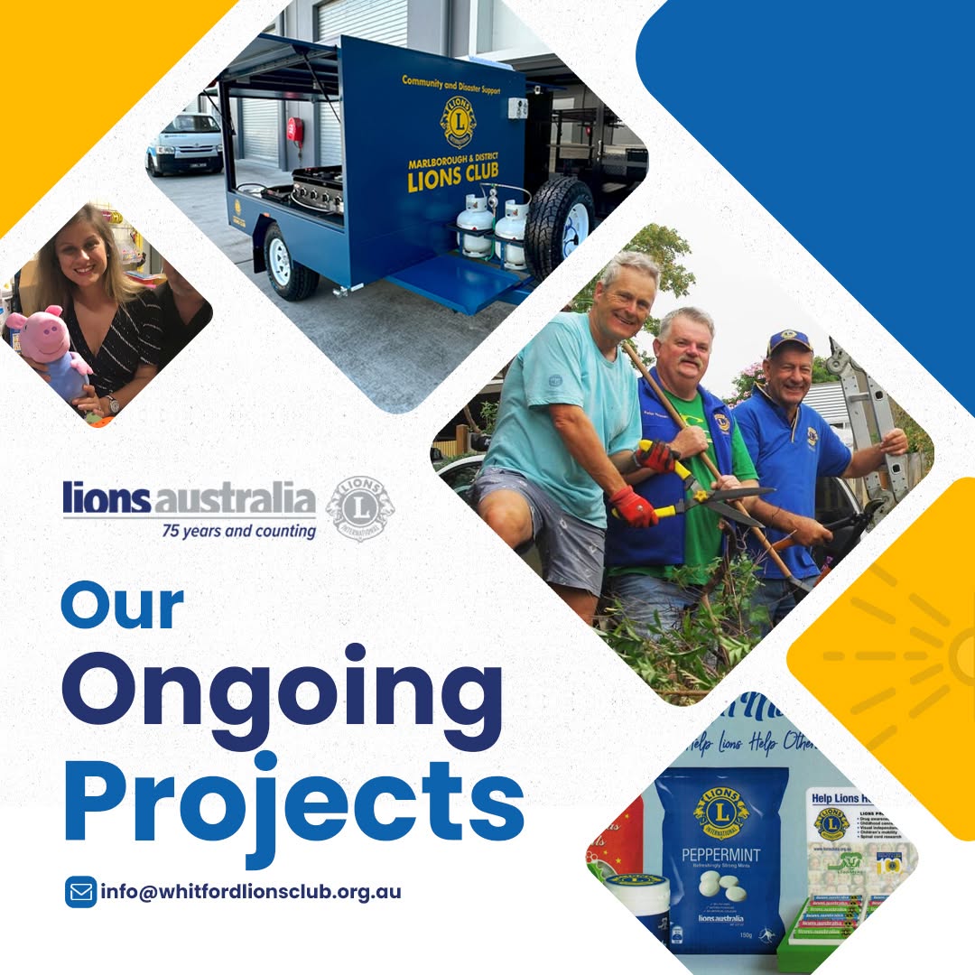 Our ongoing Lions projects across the community
