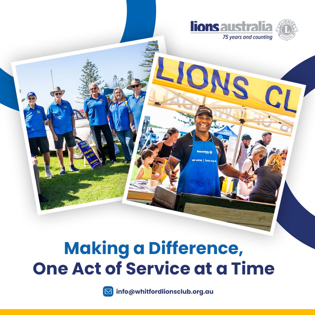 Lions volunteers making a difference, one act of service at a time
